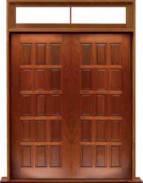 15 panel: door in frame