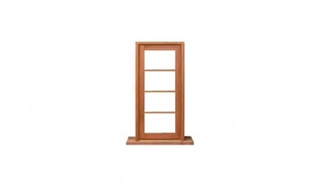 4 light horizontal: one sash casement