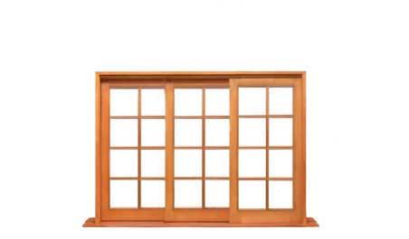 8 light: three sash window (2 sliding)