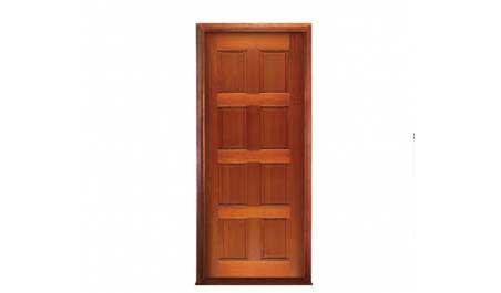 8 panel: door in frame