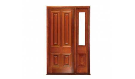 cricket bat: single door + sidelight on right