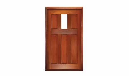 center glazed high waist vermont pivot: door in frame