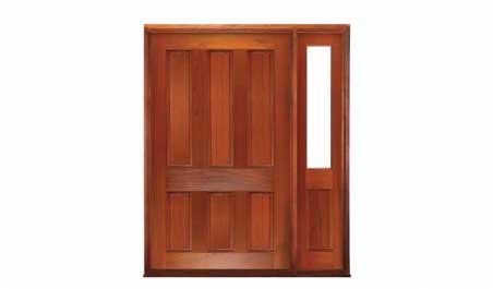 vermont: single door + sidelight on right