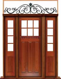 ashgrove: door in frame