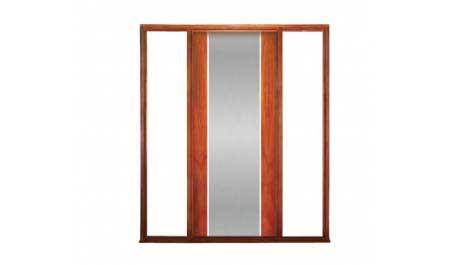 aurora: single door +  two fixed glass