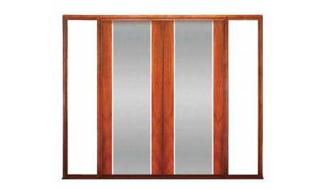 aurora: double door +  two fixed glass