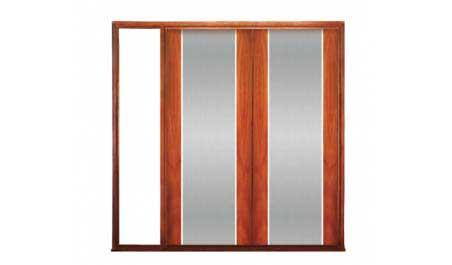 aurora: double door + fixed glass on left