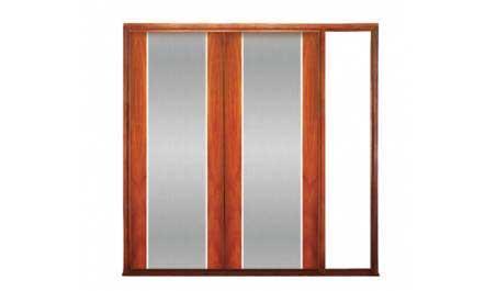 aurora: double door + fixed glass on right