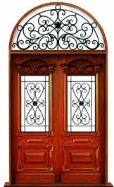 chateau iron: door in frame