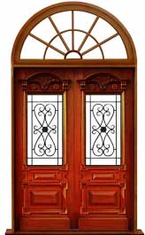 chateau iron: door in frame