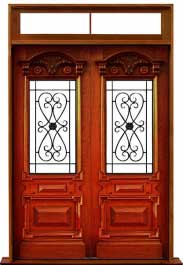 chateau iron: door in frame