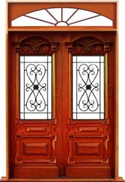 chateau iron: door in frame