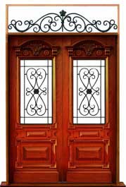 chateau iron: door in frame