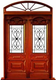 chateau iron: door in frame