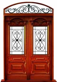 chateau iron: door in frame