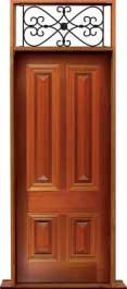 cricket bat: door in frame