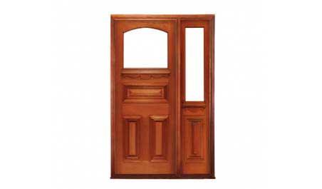 edwardian: single door + sidelight on right