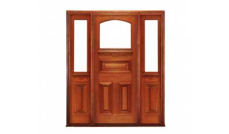 edwardian: single door +  two sidelights