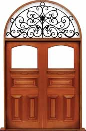 edwardian: double door +  two sidelights