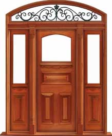 edwardian: double door +  two sidelights