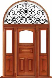 edwardian: double door +  two sidelights