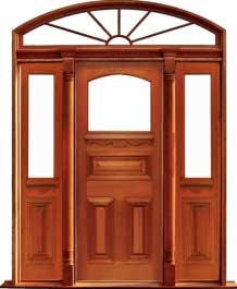edwardian: double door +  two sidelights