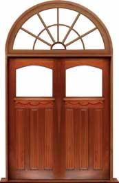 federation archtop: single door + sidelight on left