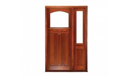 federation archtop: single door + sidelight on right