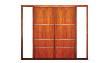 fineline: double door +  two fixed glass