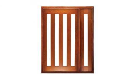 java pivot: single door + sidelight on right