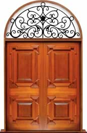 madrid: door in frame