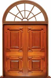 madrid: door in frame