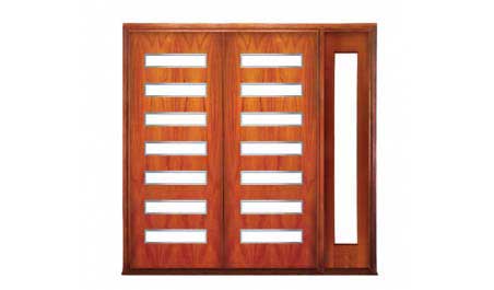 manhattan: double door + sidelight on right