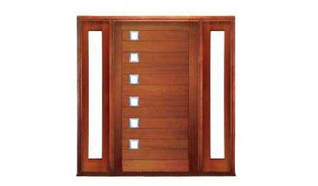 newport: single door +  two sidelights