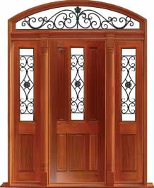 paddington with ironwork: double door