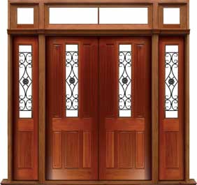 paddington with ironwork: double door