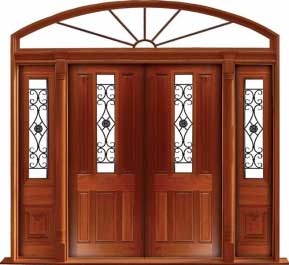 paddington with ironwork: double door