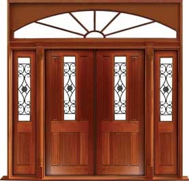 paddington with ironwork: double door