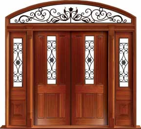 paddington with ironwork: double door