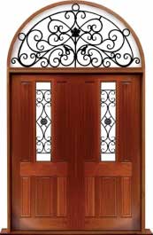 paddington with ironwork: double door