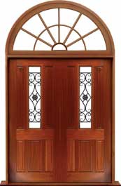 paddington with ironwork: double door