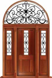 paddington with ironwork: double door