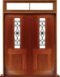 paddington with ironwork: double door