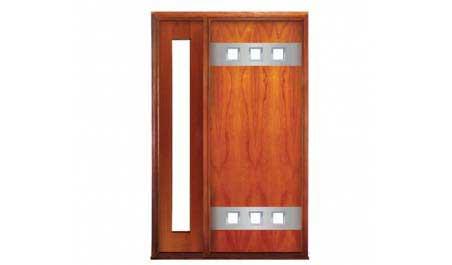 pito: single door + sidelight on left