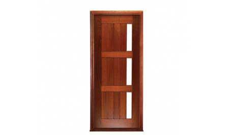 plank & rail glazed: door in frame