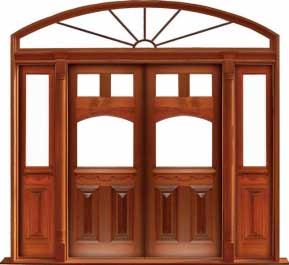 queen anne: double door