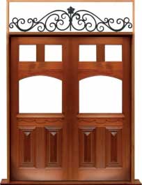 queen anne: double door