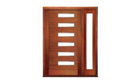 seaport pivot: single door + sidelight on right