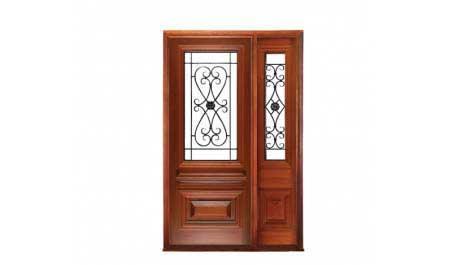 sovereign iron: single door + sidelight on right