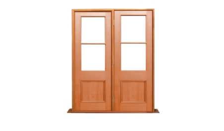 victorian twin light: 1 door + 1 fixture on left